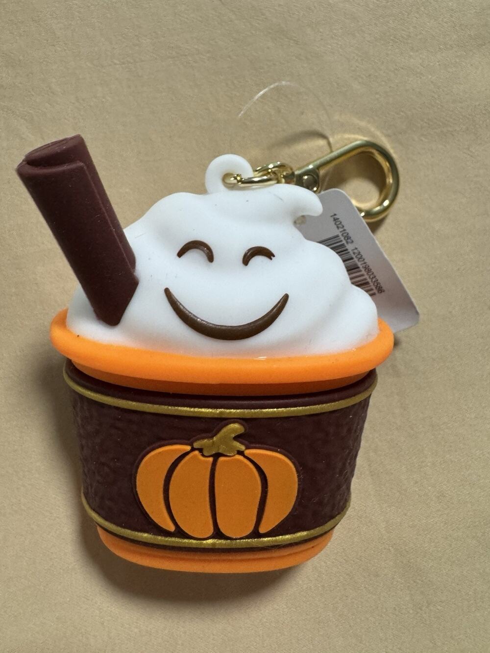 Bath & Body Works Pumpkin Drink PocketBac Sanitizer Holder New